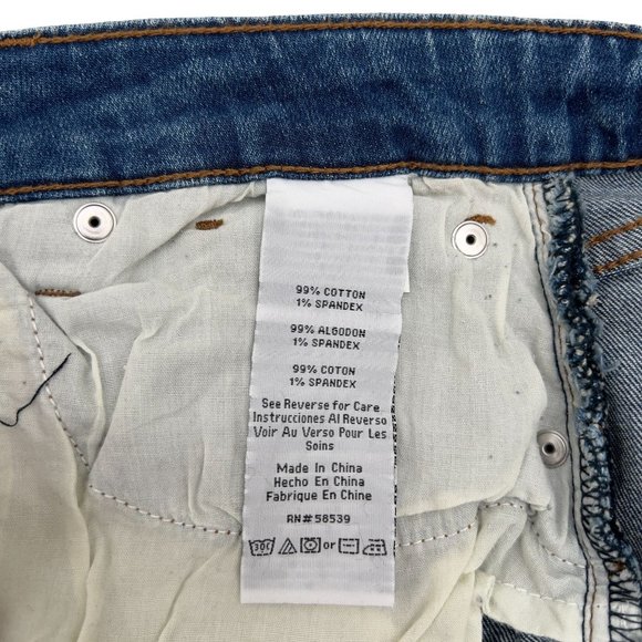 NEW SEE THRU SOUL Distressed High Rise Boyfriend Cut-off Short Size 29 33W 0029 - Picture 5 of 8